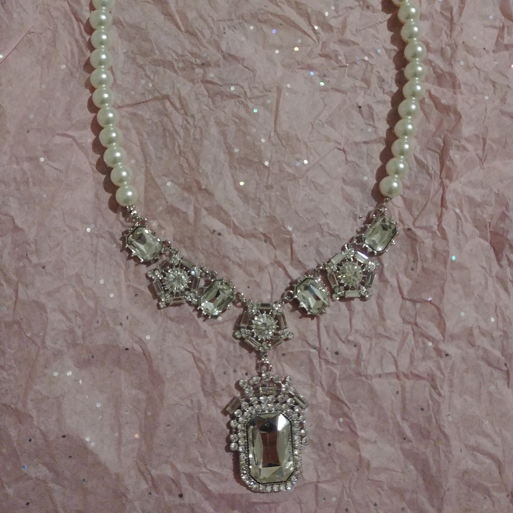 RSVP Silver Necklace | Ivory | Diamond